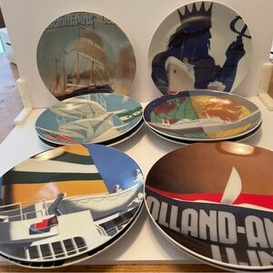 Holland America Line Savor The Journey Appetizer/Dessert Plates Set Of 10 6”